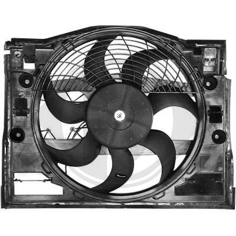 DIEDERICHS DCL1287 Ventilador, refrigeración del motor