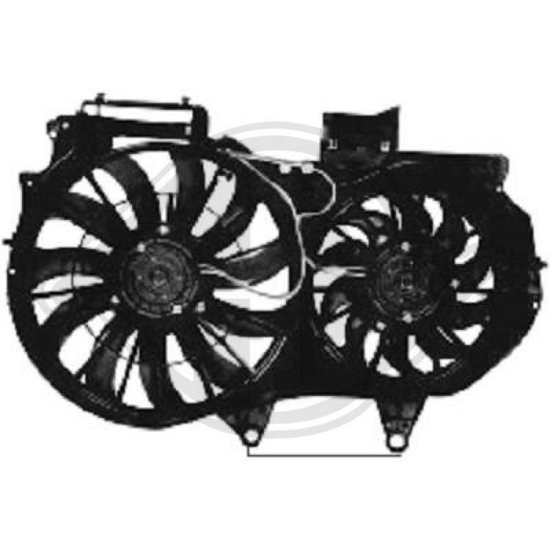 DIEDERICHS DCM1585 Radiador, refrigeración del motor