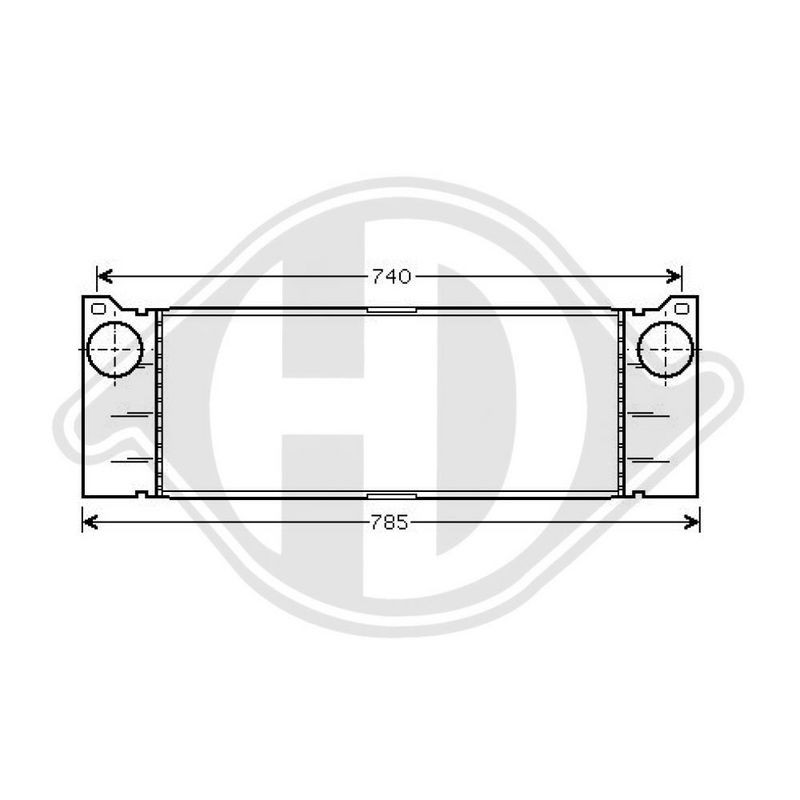 DIEDERICHS DCL1006 Ventilador, condensador del aire acondicionado