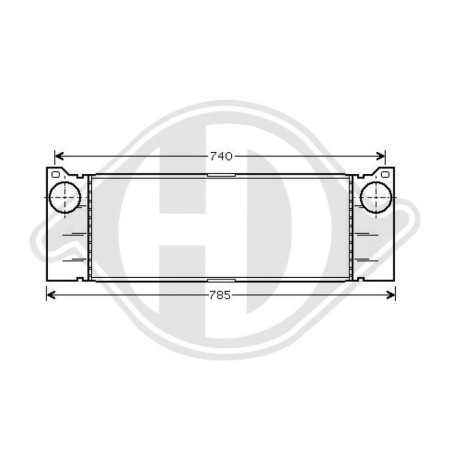 DIEDERICHS DCL1006 Ventilador, condensador del aire acondicionado