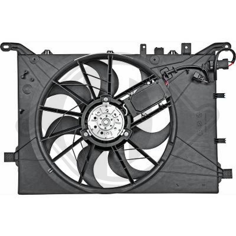 DIEDERICHS DCL1288 Ventilador, refrigeración del motor