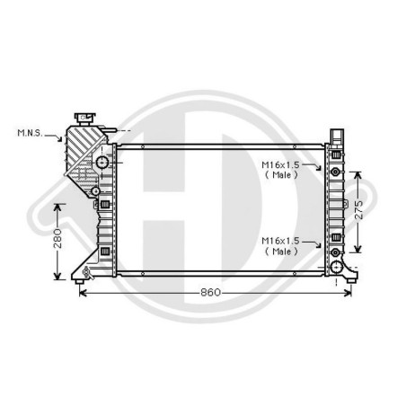 DIEDERICHS DCK1217 Compresor, aire acondicionado