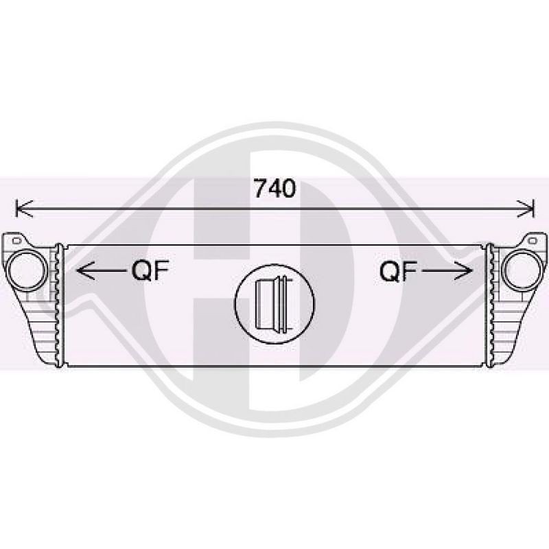 DIEDERICHS DCL1233 Ventilador, refrigeración del motor