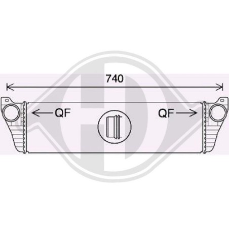 DIEDERICHS DCL1233 Ventilador, refrigeración del motor