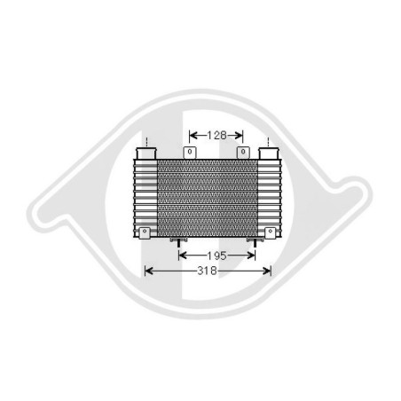 DIEDERICHS DCA1151 Radiador de aire de admisión