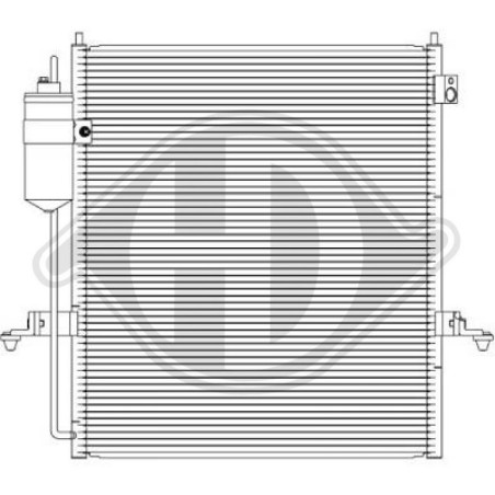 DIEDERICHS DCC1715 Condensador, aire acondicionado