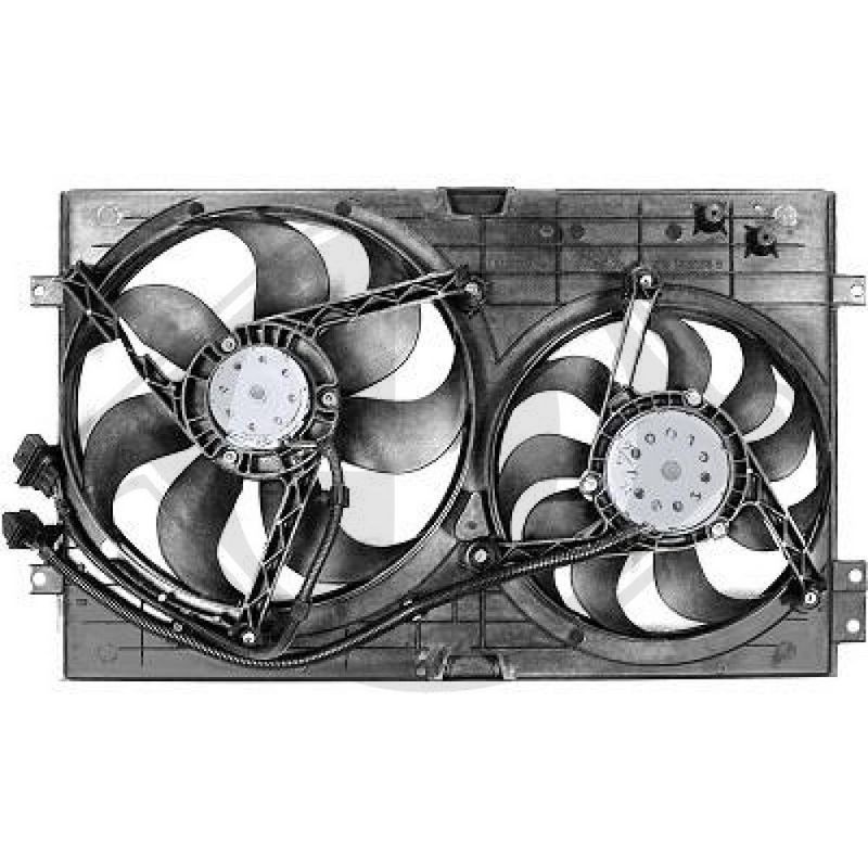 DIEDERICHS DCL1228 Ventilador, refrigeración del motor