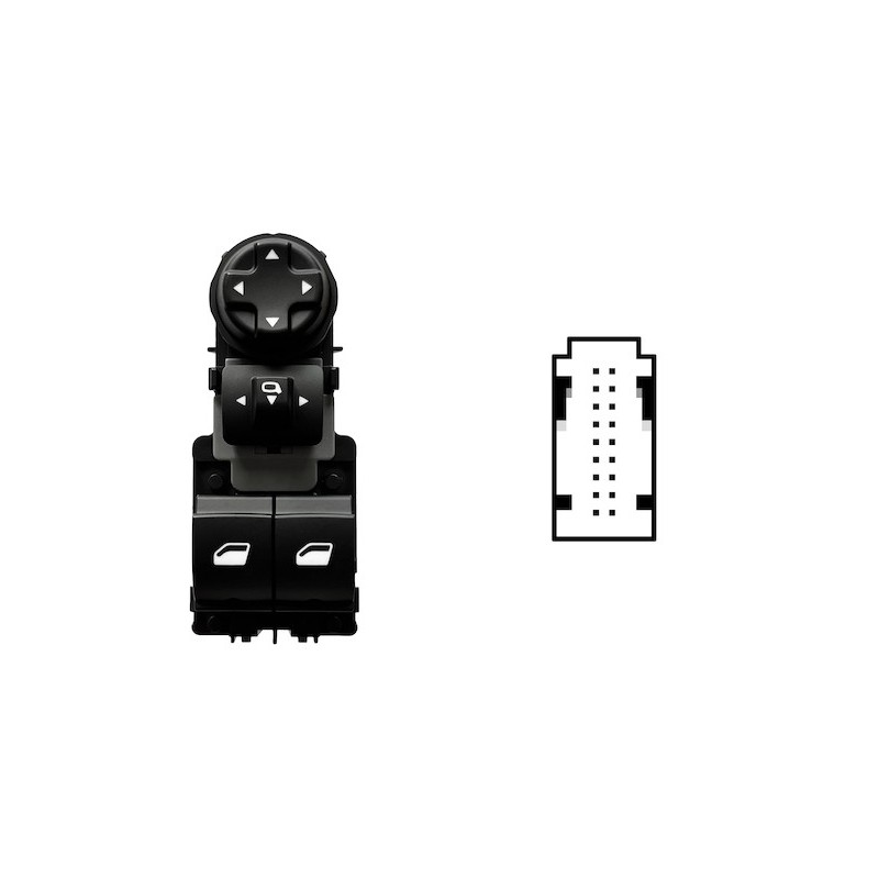 VAUNER 106.076492 Interruptor, elevalunas - 1