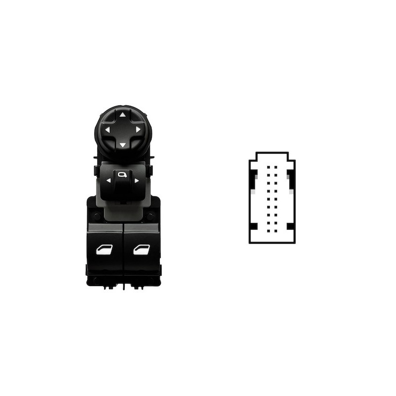 VAUNER 106.076491 Interruptor, elevalunas - 1