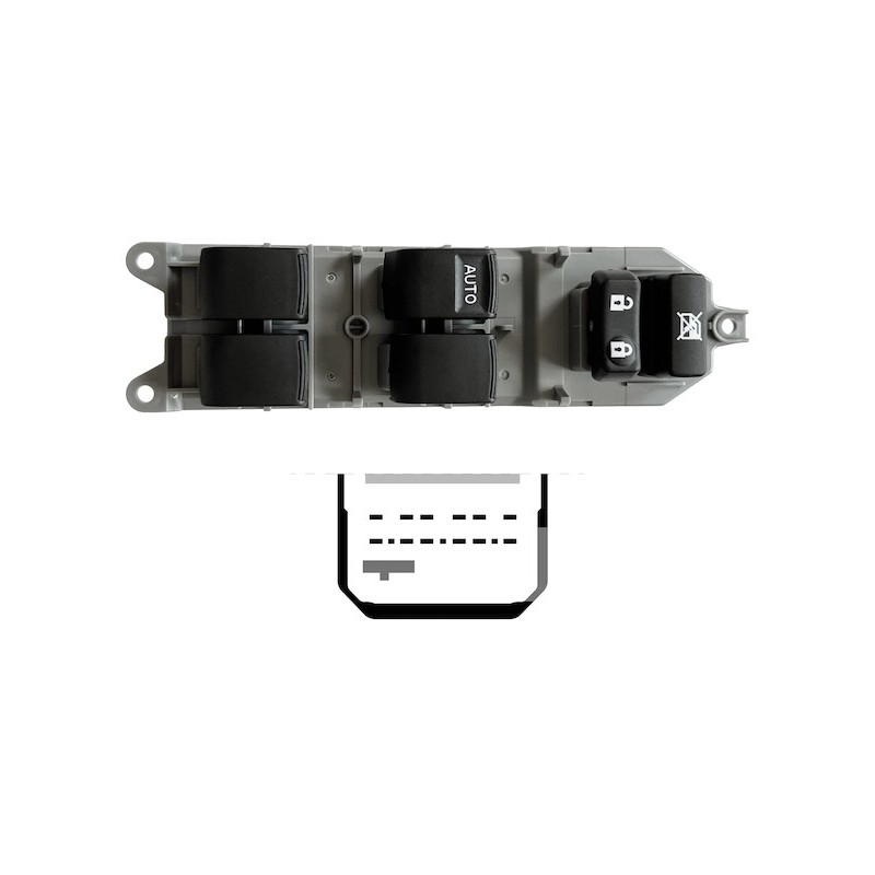 VAUNER 106.906692 Interruptor, elevalunas - 1