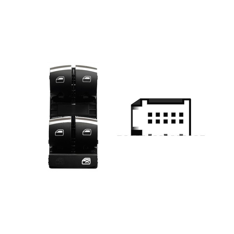 VAUNER 106.022592 Interruptor, elevalunas - 1