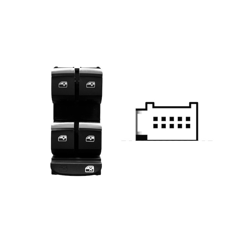 VAUNER 106.023893 Interruptor, elevalunas - 1