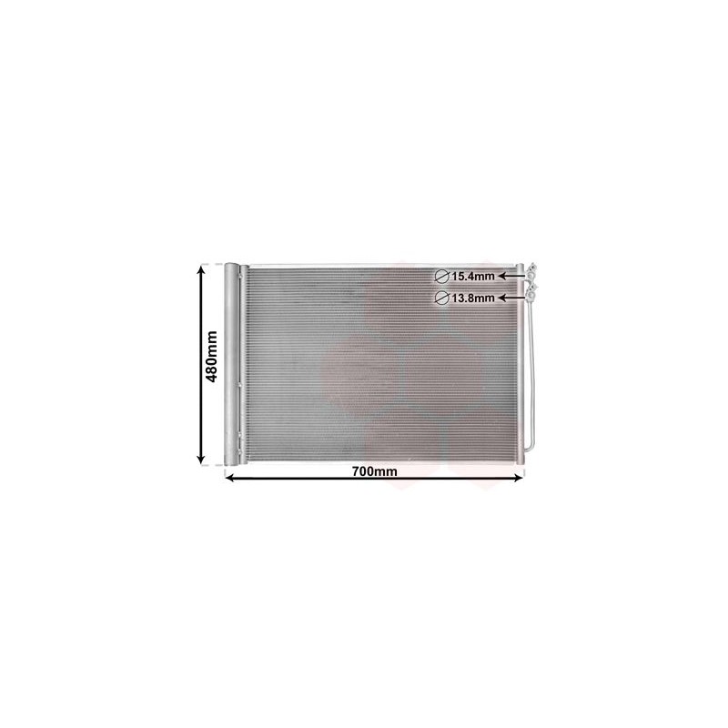 VAUNER 114.06005370 Condensador, aire acondicionado - 1