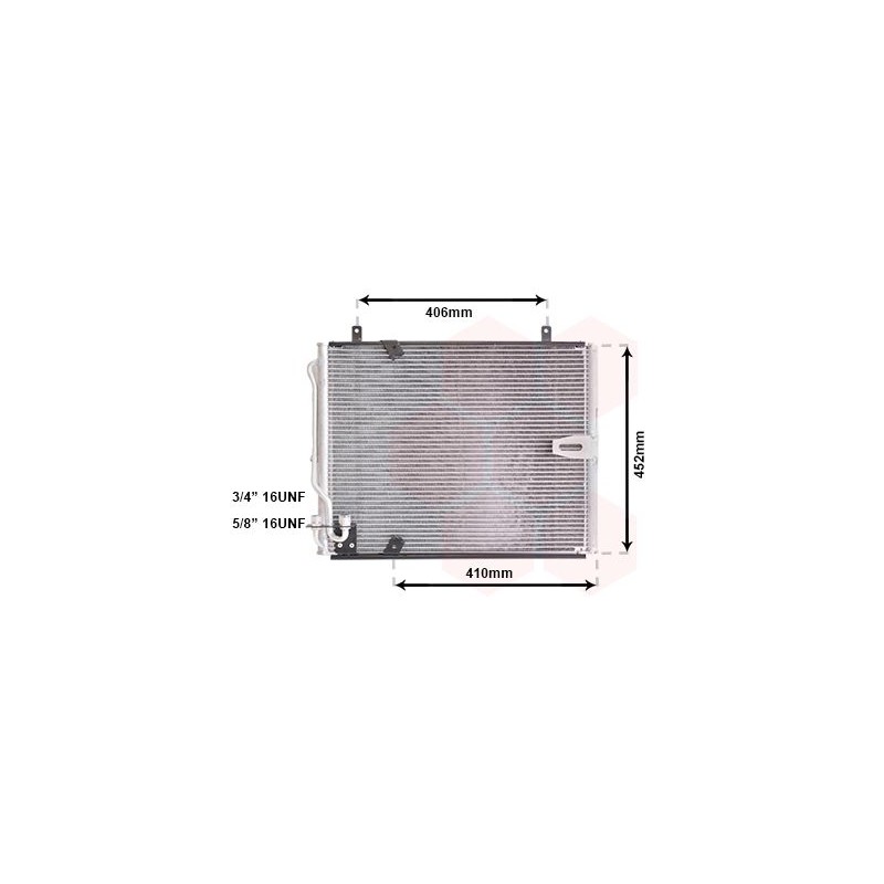 VAUNER 114.06005183 Condensador, aire acondicionado - 1