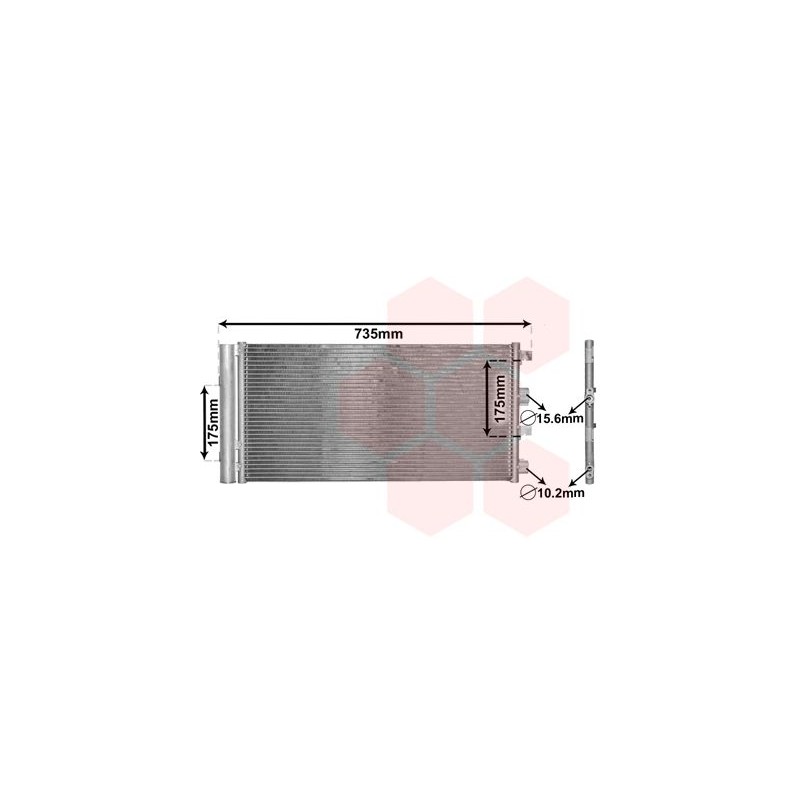 VAUNER 114.15005004 Condensador, aire acondicionado - 1