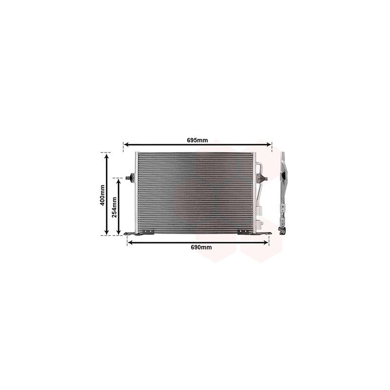 VAUNER 114.18005259 Condensador, aire acondicionado - 1