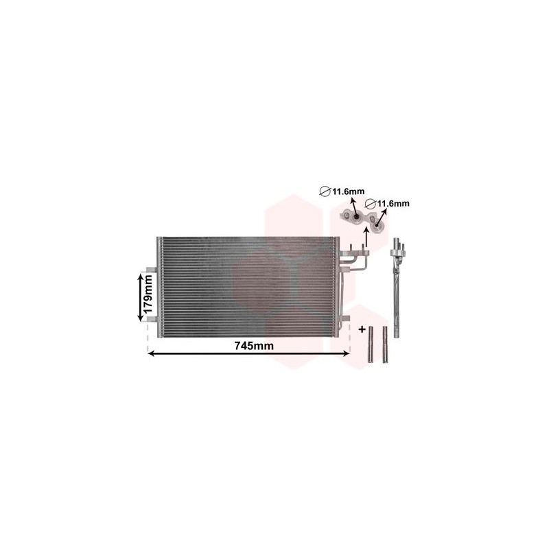 VAUNER 114.18005367 Condensador, aire acondicionado - 1