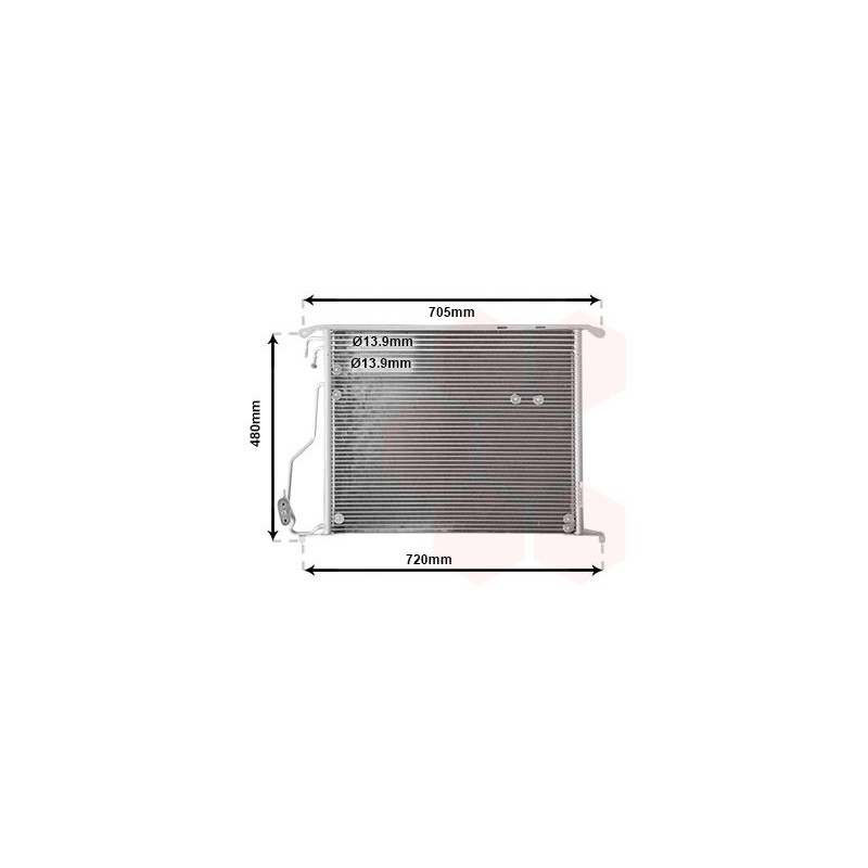 VAUNER 114.30005280 Condensador, aire acondicionado - 1