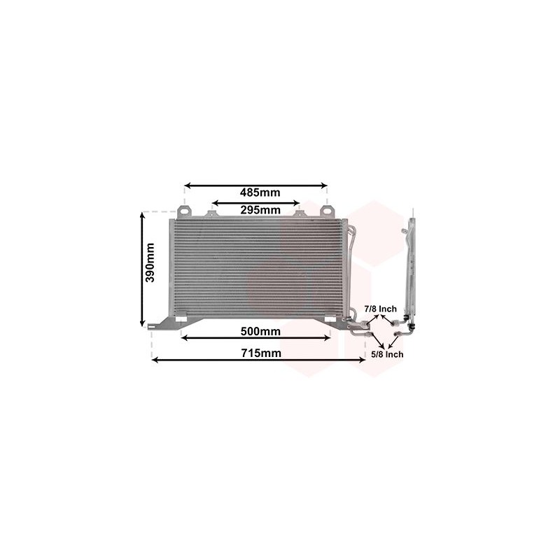 VAUNER 114.30005222 Condensador, aire acondicionado - 1