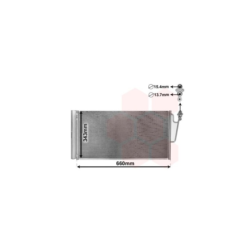 VAUNER 114.06005363 Condensador, aire acondicionado - 1