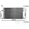 VAUNER 114.37005499 Condensador, aire acondicionado - 1