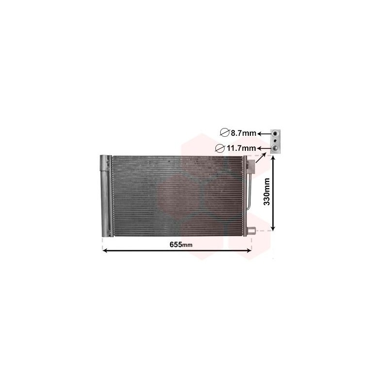 VAUNER 114.17005314 Condensador, aire acondicionado - 1