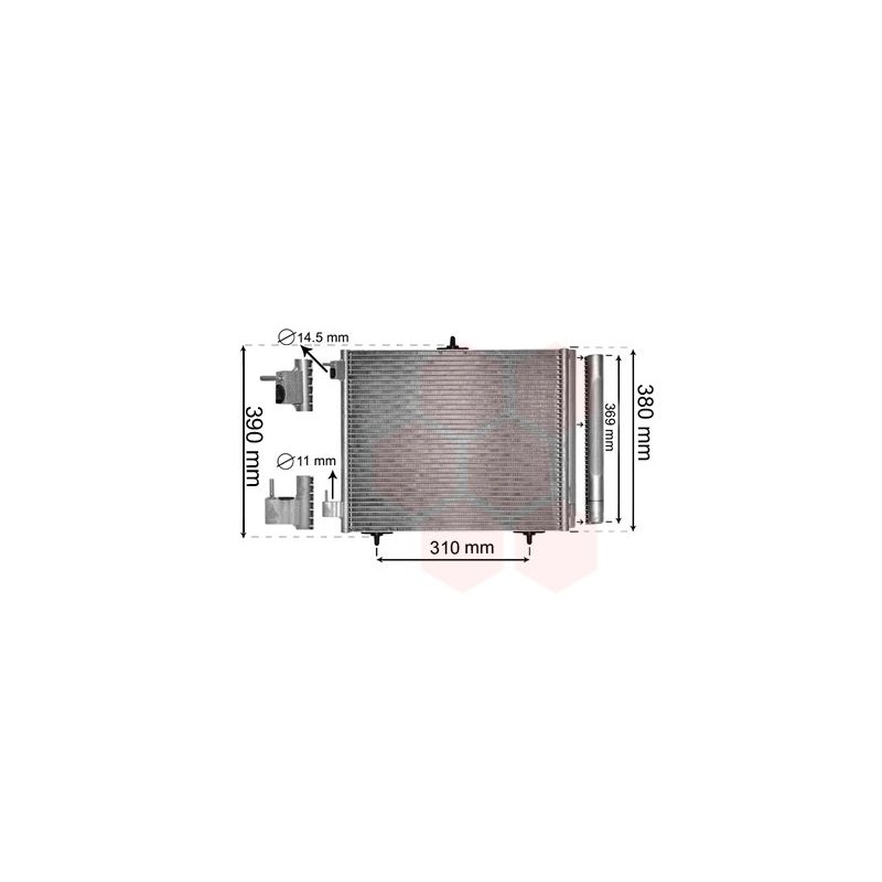 VAUNER 114.40005295 Condensador, aire acondicionado - 1