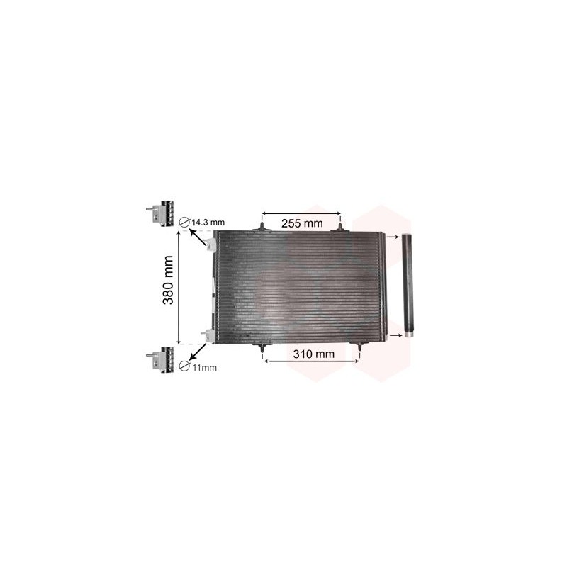 VAUNER 114.40005291 Condensador, aire acondicionado - 1