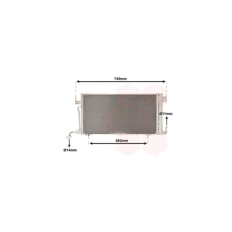 VAUNER 114.40005187 Condensador, aire acondicionado - 1