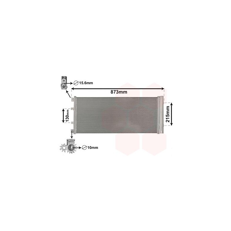 VAUNER 114.43005475 Condensador, aire acondicionado - 1