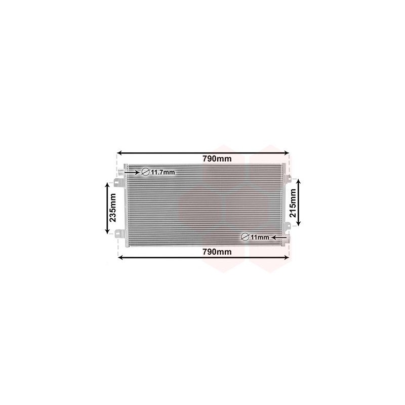 VAUNER 114.43005342 Condensador, aire acondicionado - 1