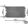 VAUNER 114.58002338 Radiador, refrigeración del motor - 1