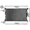 VAUNER 114.03002201 Radiador, refrigeración del motor - 1
