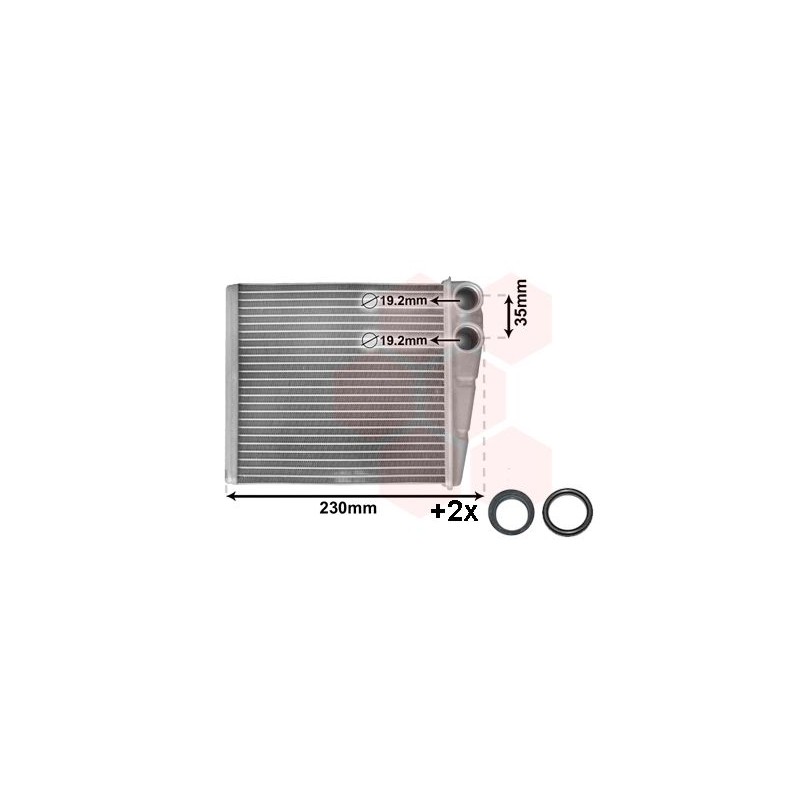 VAUNER 114.58006229 Radiador de calefacción - 1