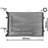 VAUNER 114.58002283 Radiador, refrigeración del motor - 1