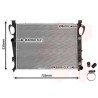 VAUNER 114.30002311 Radiador, refrigeración del motor - 1