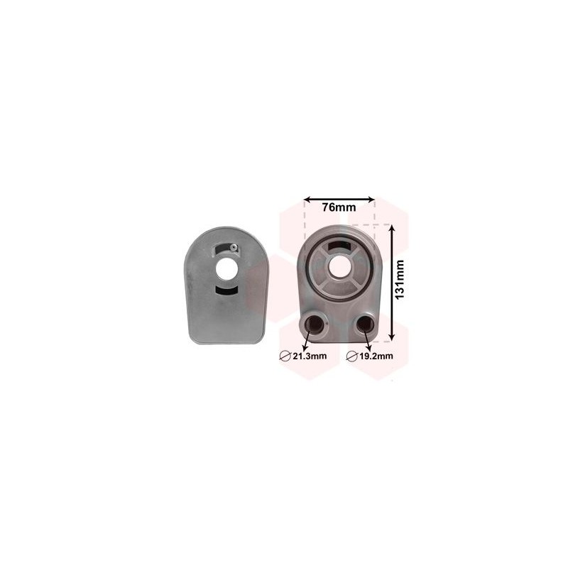 VAUNER 114.43003607 Radiador de aceite, aceite motor - 1