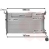 VAUNER 114.37002091 Radiador, refrigeración del motor - 1