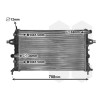 VAUNER 114.37002254 Radiador, refrigeración del motor - 1