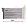 VAUNER 114.40002014 Radiador, refrigeración del motor - 1