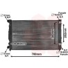 VAUNER 114.03002122 Radiador, refrigeración del motor - 1