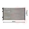 VAUNER 114.58002115 Radiador, refrigeración del motor - 1