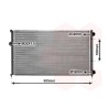 VAUNER 114.58002116 Radiador, refrigeración del motor - 1