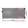 VAUNER 114.49002021 Radiador, refrigeración del motor - 1
