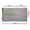 VAUNER 114.58002191 Radiador, refrigeración del motor - 1