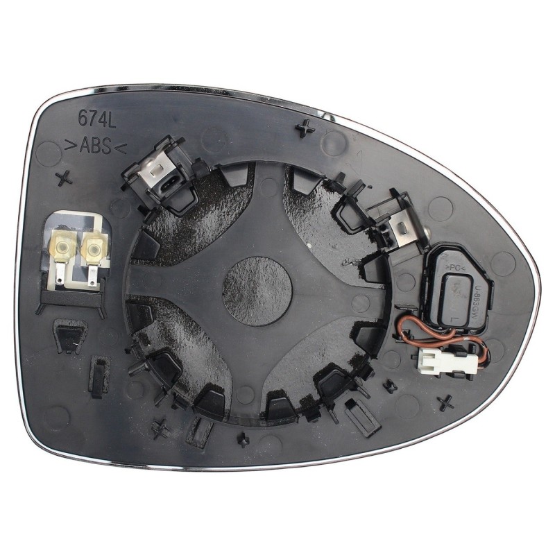 VAUNER 105.0980018 Cristal de espejo, retrovisor exterior - 1