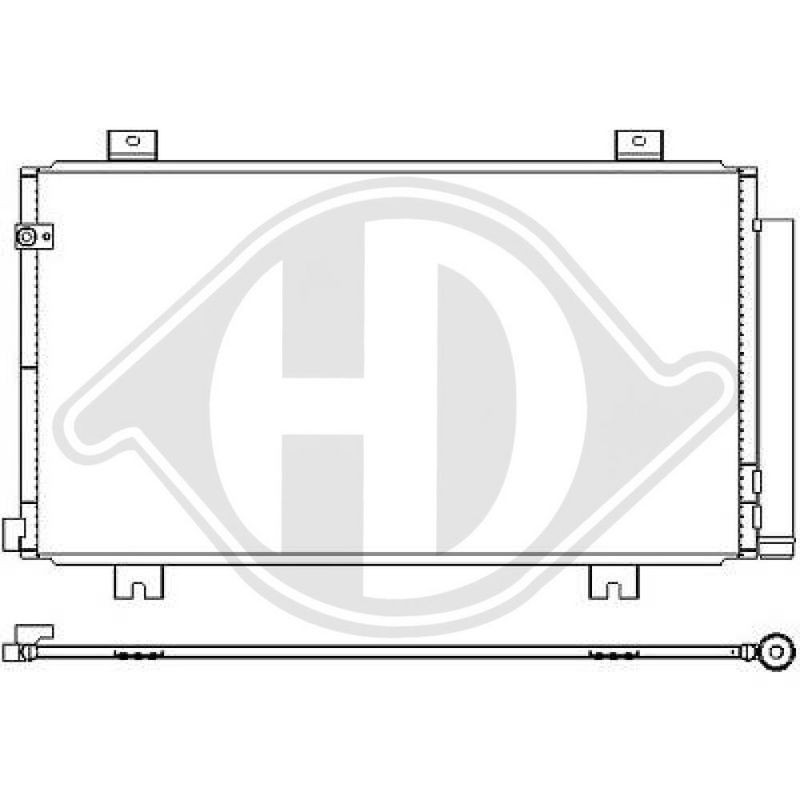 DIEDERICHS DCC2026 Condensador, aire acondicionado - 1