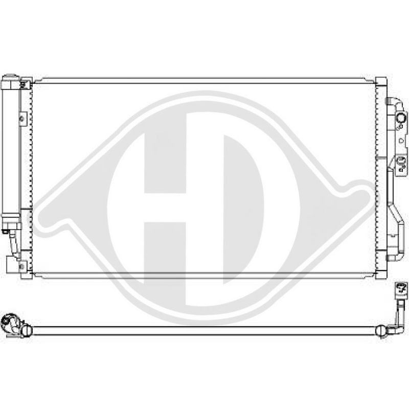 DIEDERICHS DCC1579 Condensador, aire acondicionado - 1