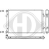 DIEDERICHS DCM3447 Radiador, refrigeración del motor - 1