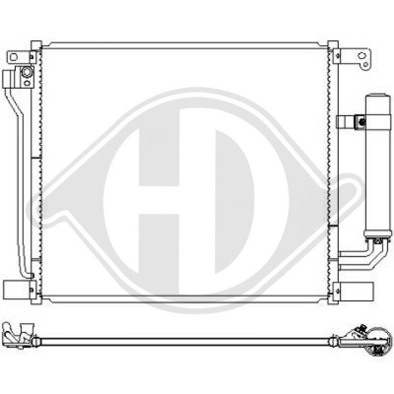 DIEDERICHS DCC2021 Condensador, aire acondicionado - 1